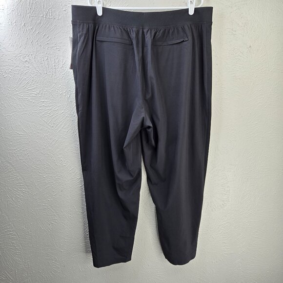 Athleta Brooklyn Ankle Pant Size 20 Black Pull On Athletic Workout Straight Leg - Picture 5 of 13